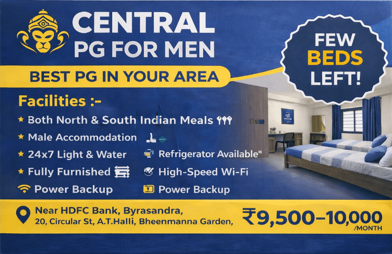 CENTRAL PG FOR MEN